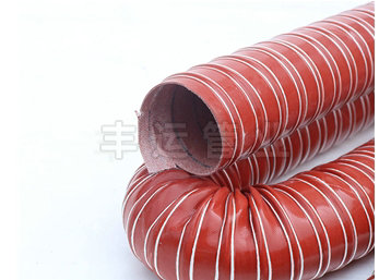 紅色高溫260度硫化風(fēng)管價(jià)格